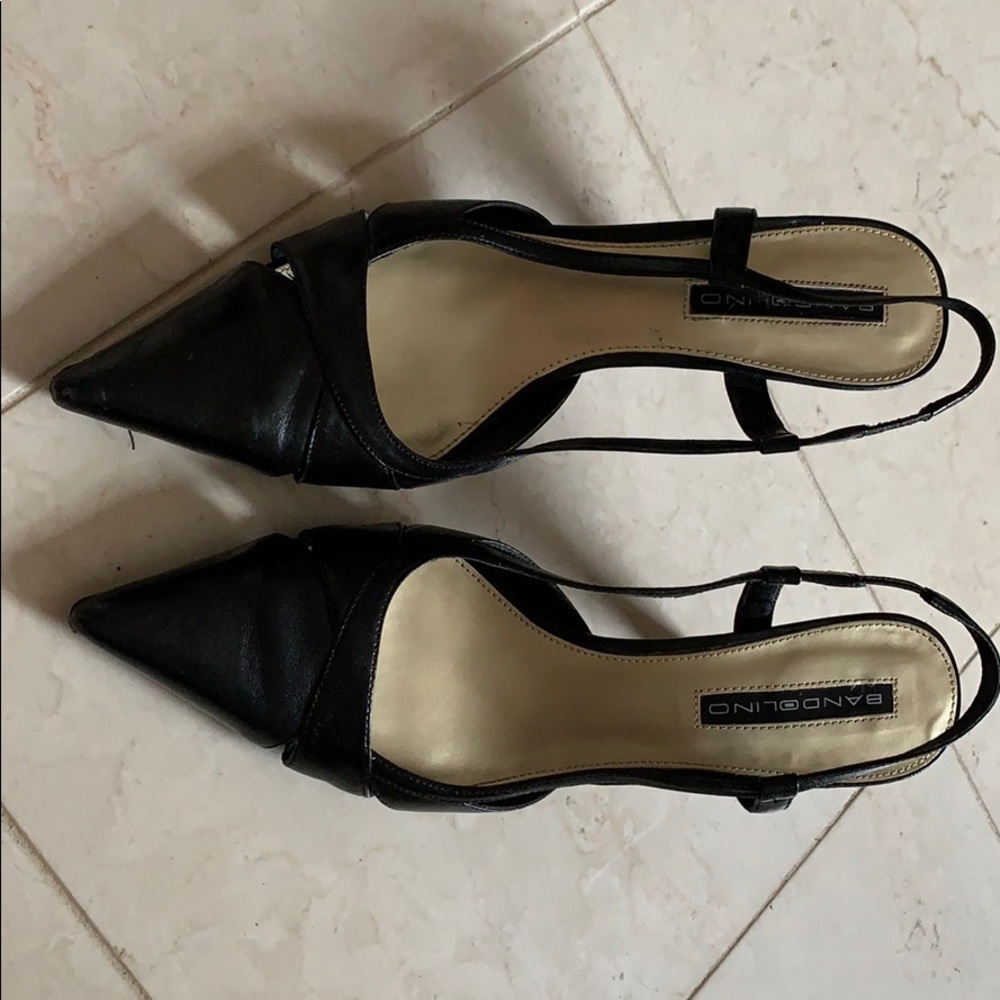 Bandolino leather heels